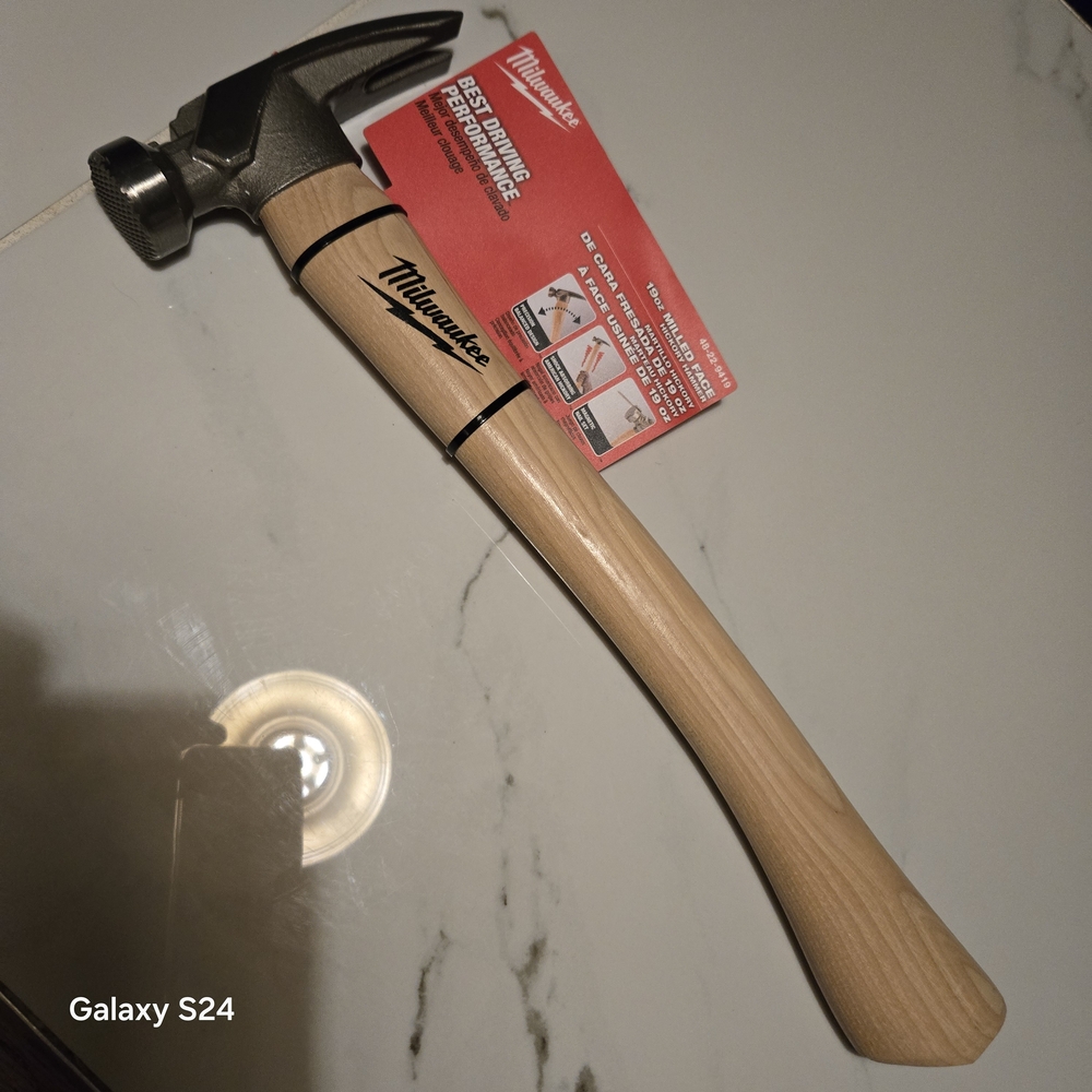 Milwaukee Silver and Tan Hammer